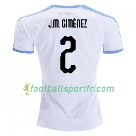 Tenue Uruguay Jose Gimenez 2 Extérieur 2019 Copa América Maillot de Foot